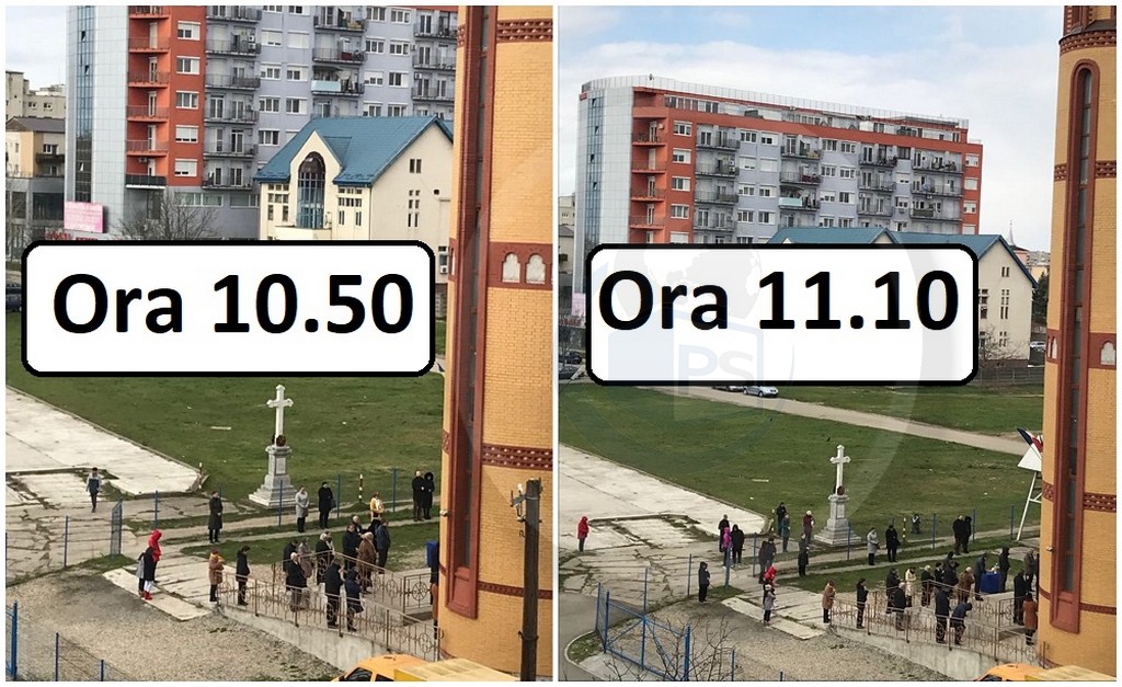 Sătmărenii au continuat să meargă la Biserică, chiar dacă în număr mult mai mic