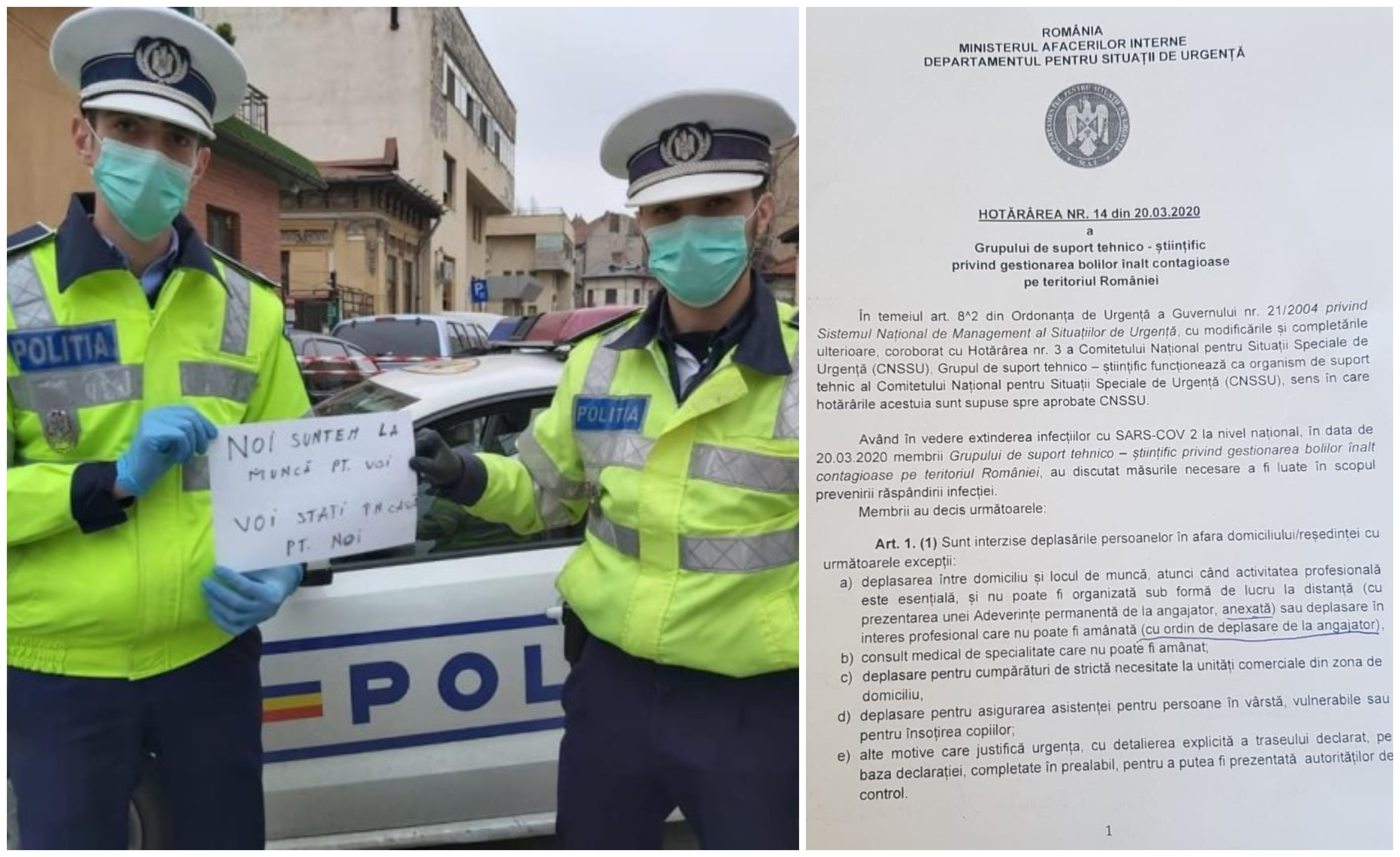 DOCUMENT propus. Se ia în calcul limitarea mișcării pe stradă. Reacția oficială a lui Raed Arafat