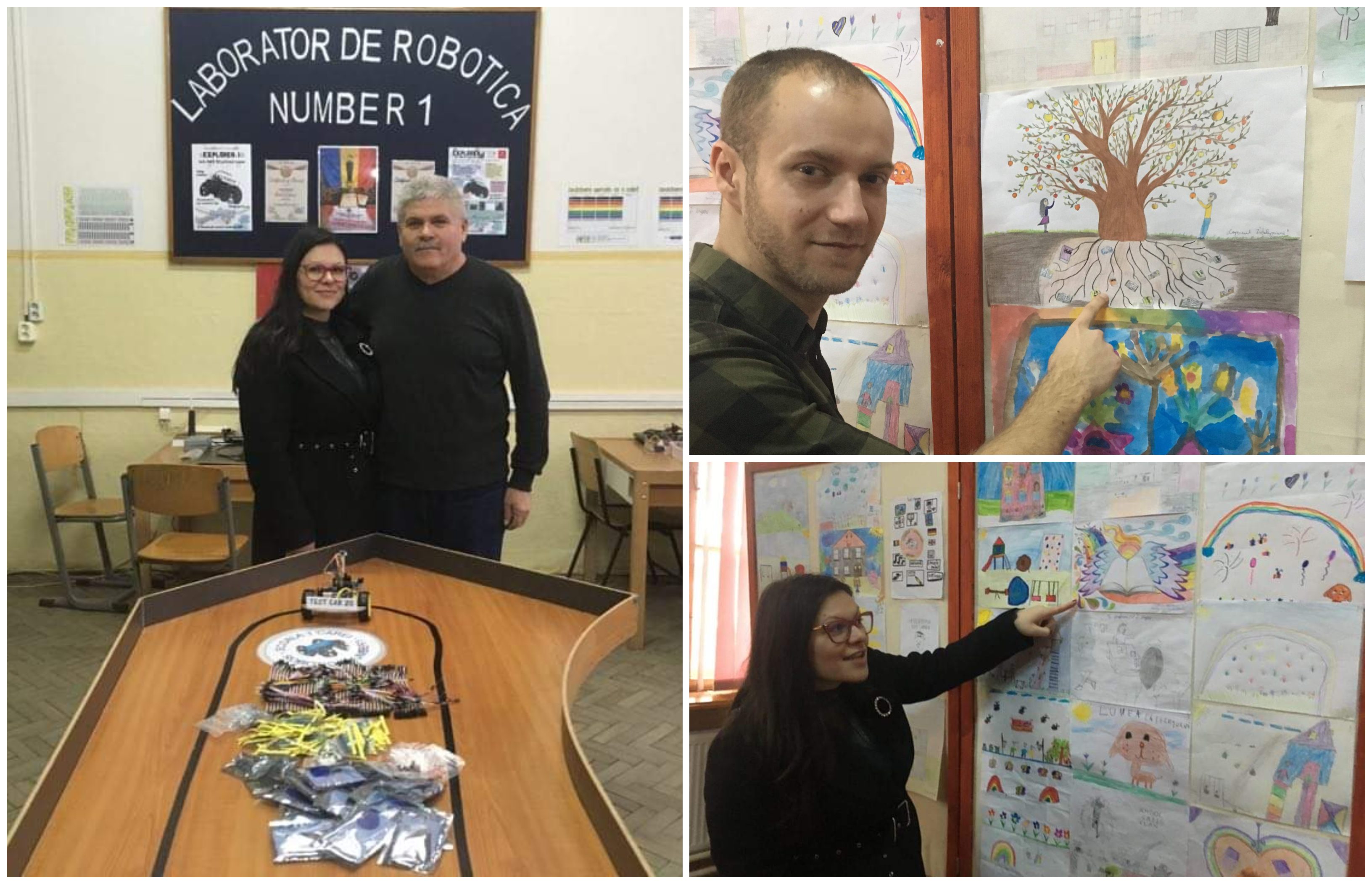 FOTO. Tinerii din Satu Mare care cumpără tehnică și o donează școlilor