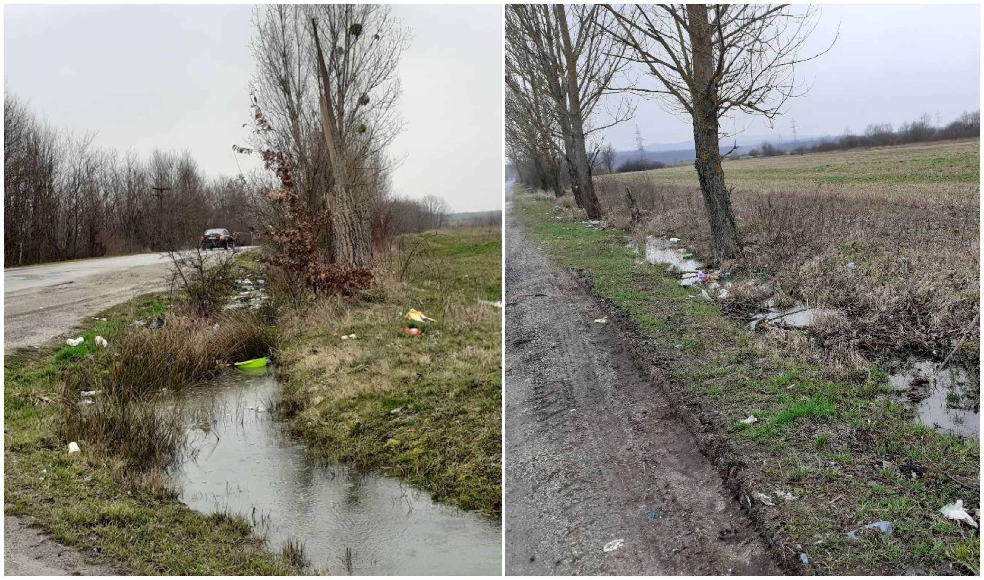 FOTO. ATENȚIE! Epidemie de nesimțire în județ! Gropi de gunoi pe marginea drumului