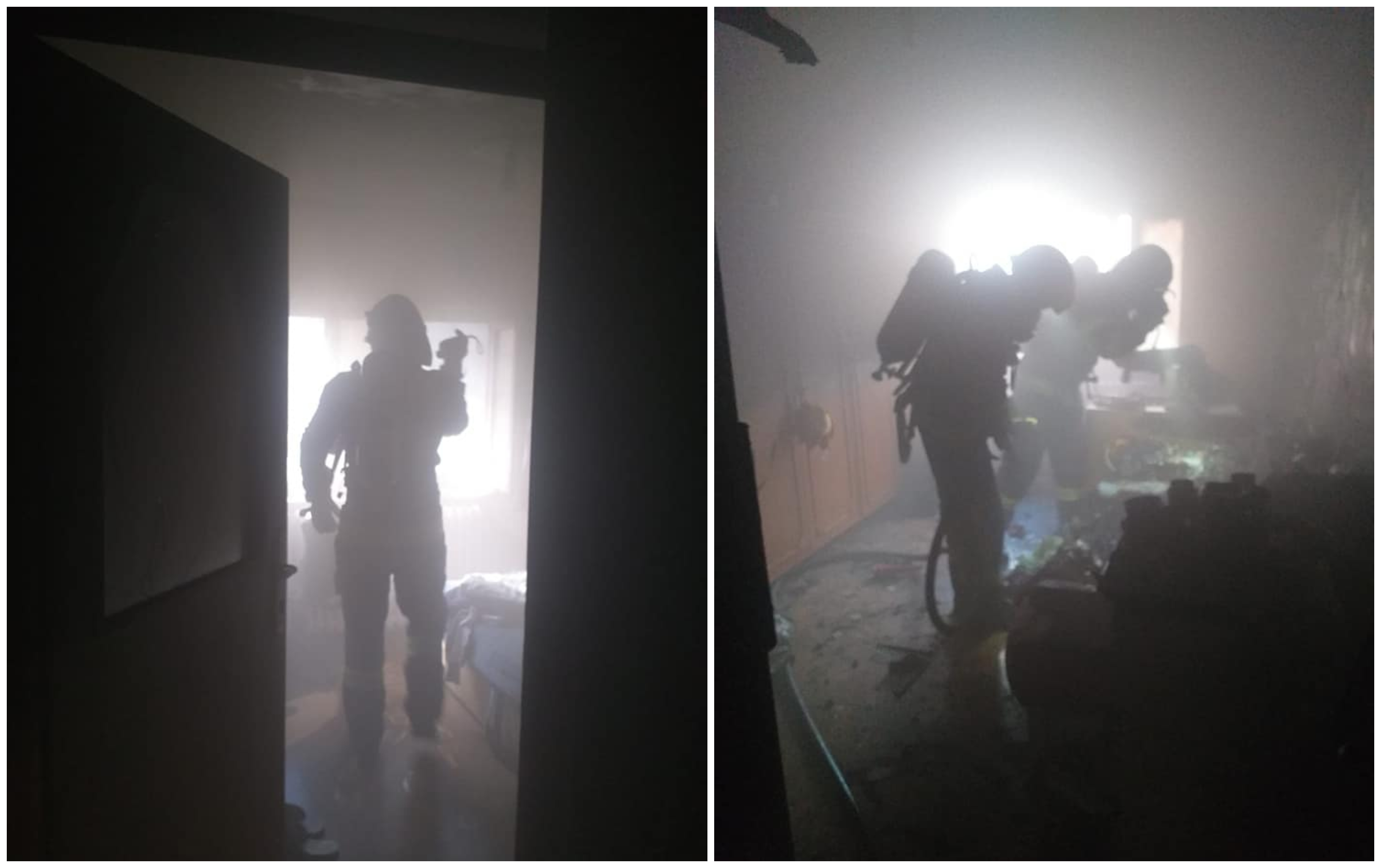 Bunicuță (70 ani) la Urgență după ce apartamentul i-a luat foc în municipiul Satu Mare