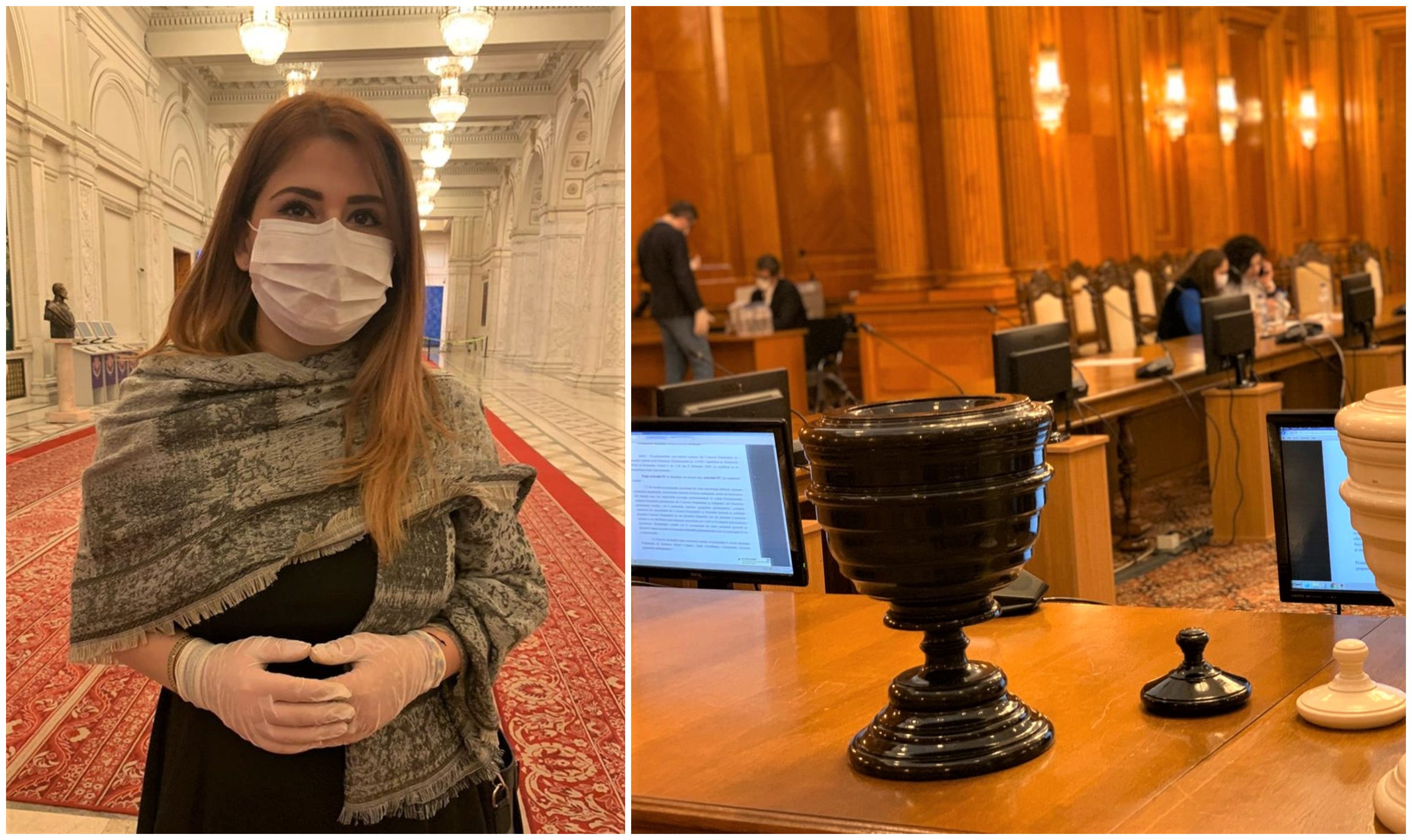 FOTO. Unde s-a ajuns. Miniștri autoizolați, parlamentari cu măști și mănuși!