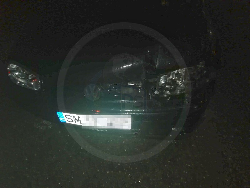 FOTO. Mașină de intervenție, lovită pe B-dul Blaga. Șofer vinovat: ”Nu am văzut nimic”