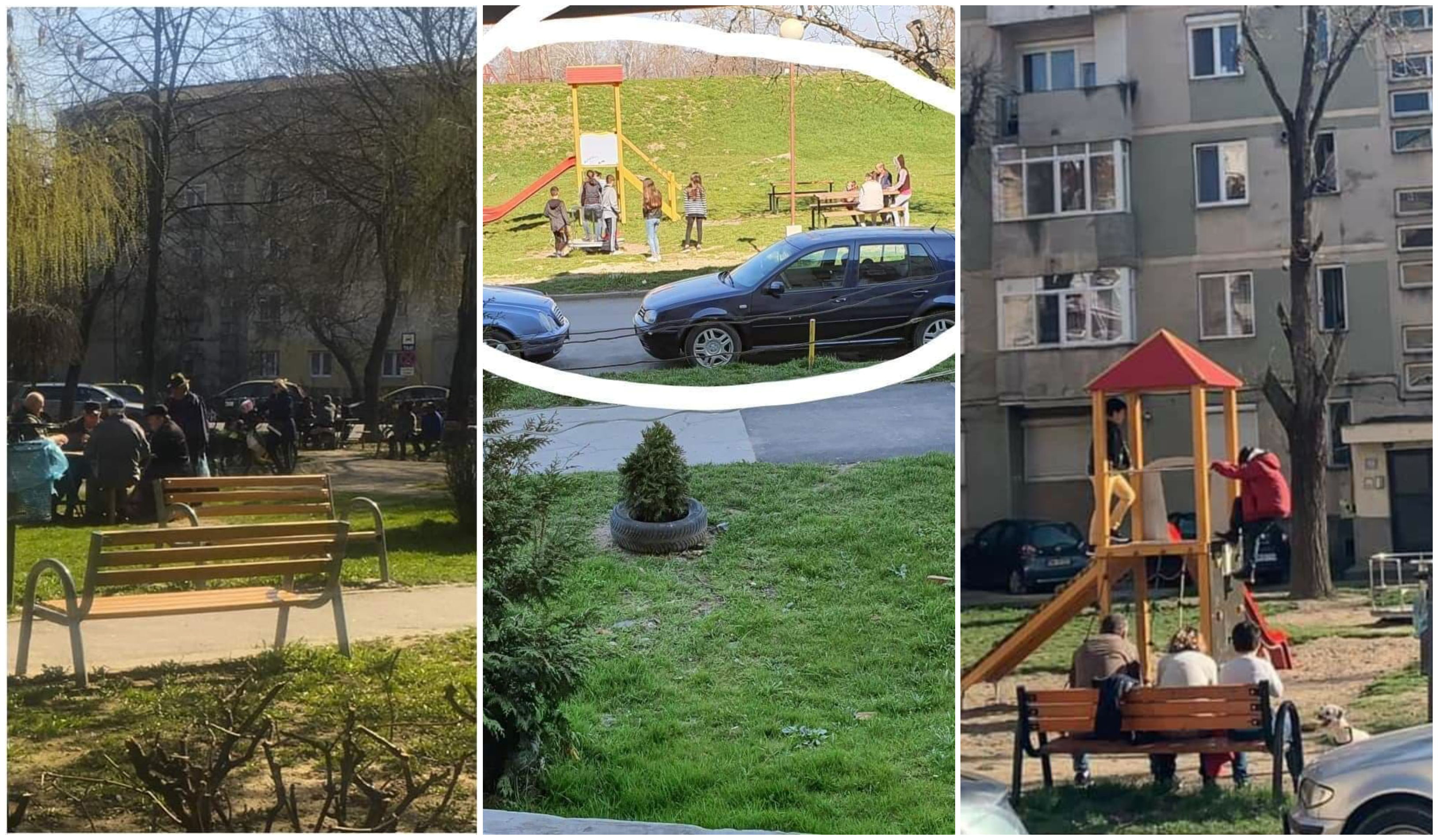 FOTO. Care coronavirus? Cu mic cu mare, sătmărenii au ieșit în parcuri