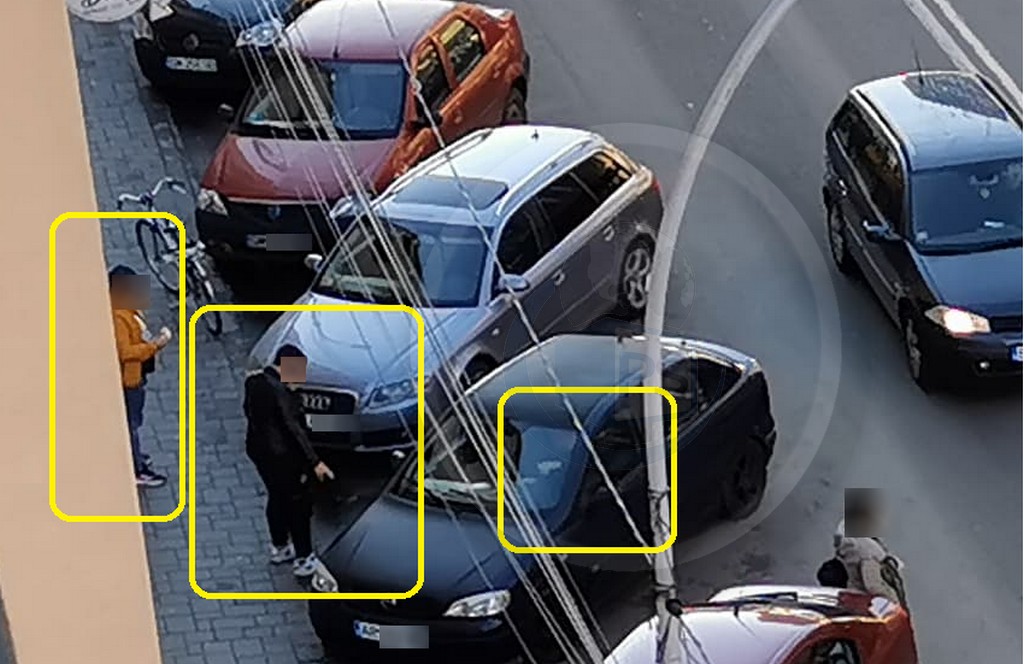 FOTO. Scandal cu mai mulți rromi în centrul municipiului Satu Mare