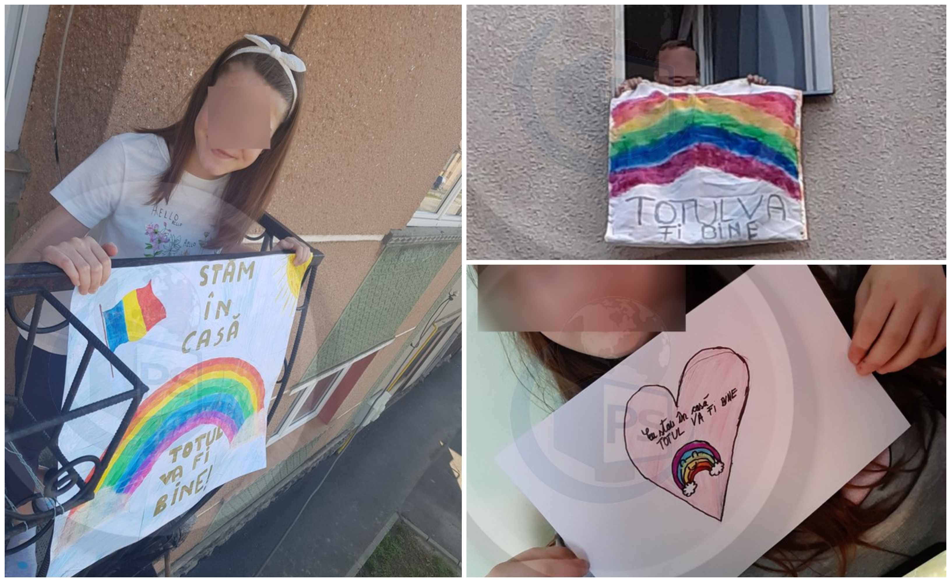 FOTOGALERIE. ”Totul va fi bine”, ne spun zeci de copii din Satu Mare