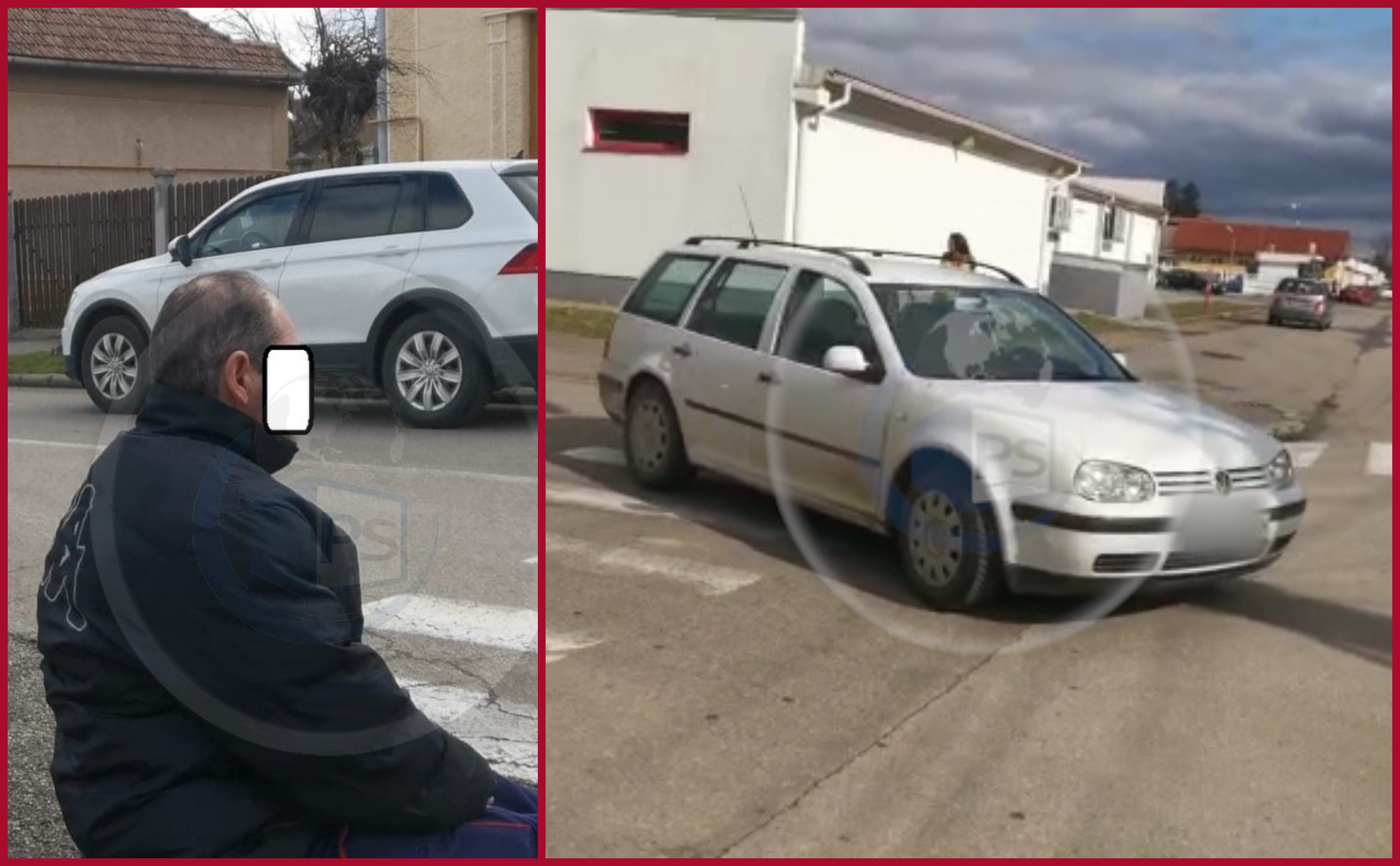 VIDEO. Un șofer beat a adormit la volan, într-o intersecție din Carei!