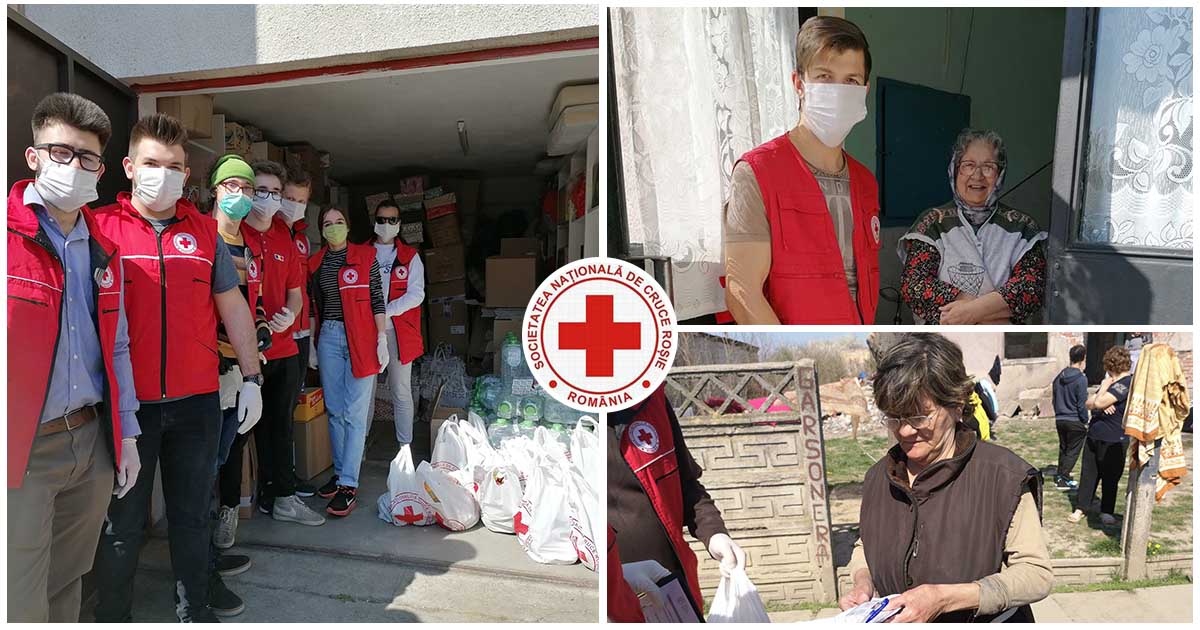 Apelul Crucii Roșii Satu Mare. Persoanele cu pensii mici primesc gratuit măști