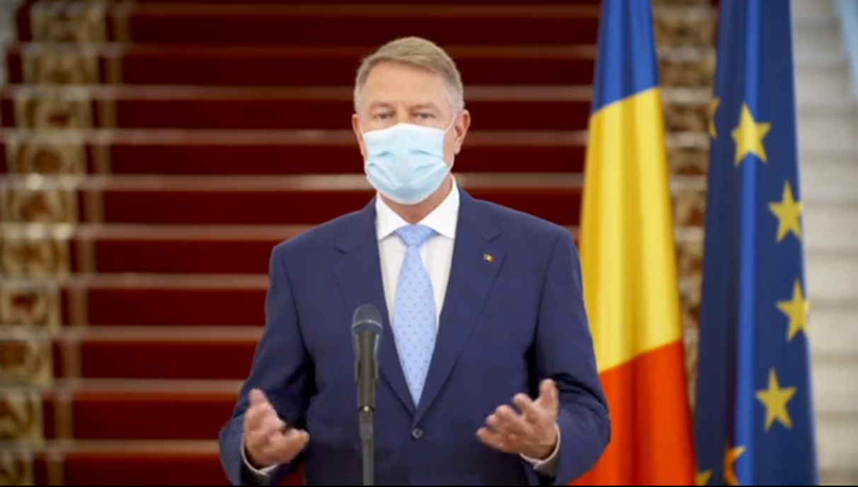 Klaus Iohannis: PSD a creat cu cinism această criză sanitară. Cei care nu respectă regulile vor fi amendați