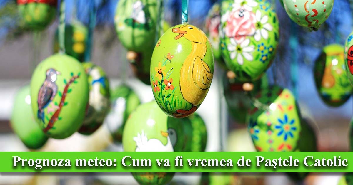 Cum va fi vremea de Paștele catolic. La ce temperaturi ne putem aștepta la Satu Mare