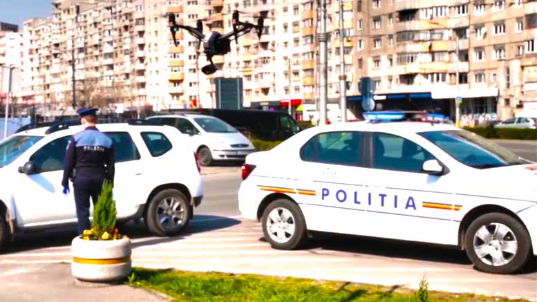 VIDEO. COVID-19 România: Supraveghere cu drone la Cluj. Sunt vizate și parcurile, piețele și zonele de agrement