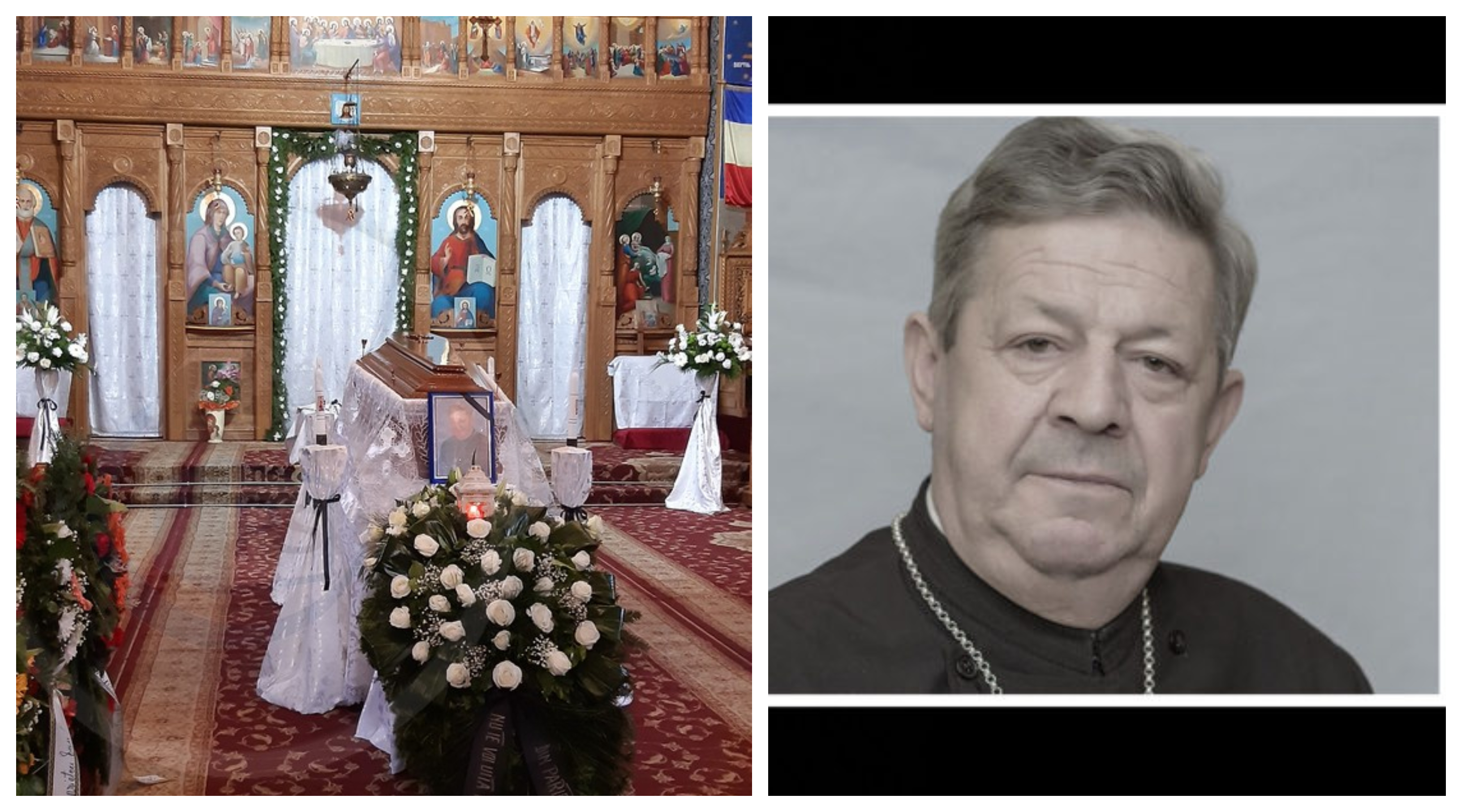 FOTO. Preotul Vasile Tătăran, condus duminică pe ultimul drum. Doliu în Biserica Ortodoxă