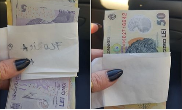 FOTO. O sătmăreancă a găsit un teanc de bani. A făcut tot posibilul să găsească proprietarul