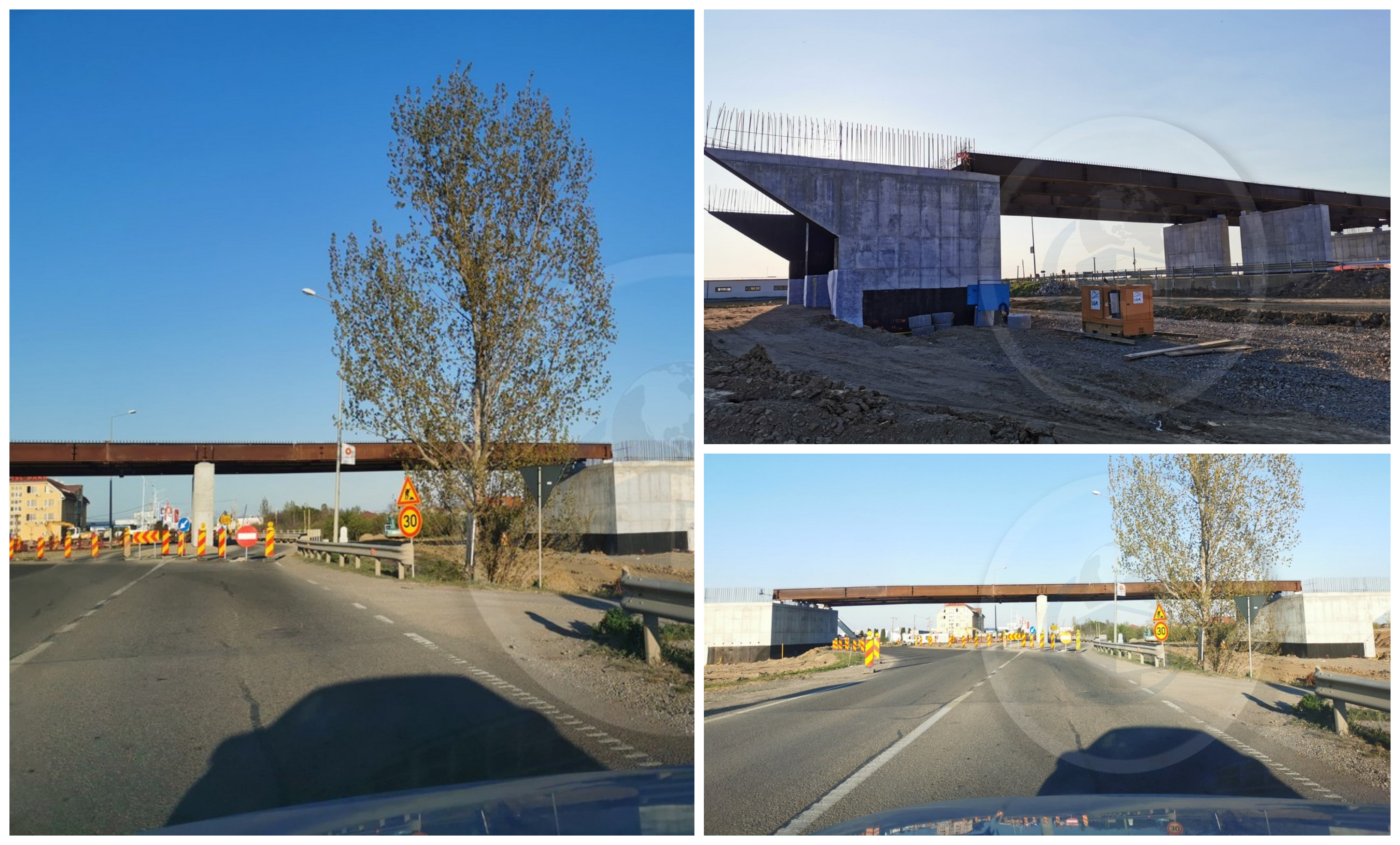 FOTOGALERIE. Drumul Careiului, schimbat la față. Centura trecere deja peste șosea