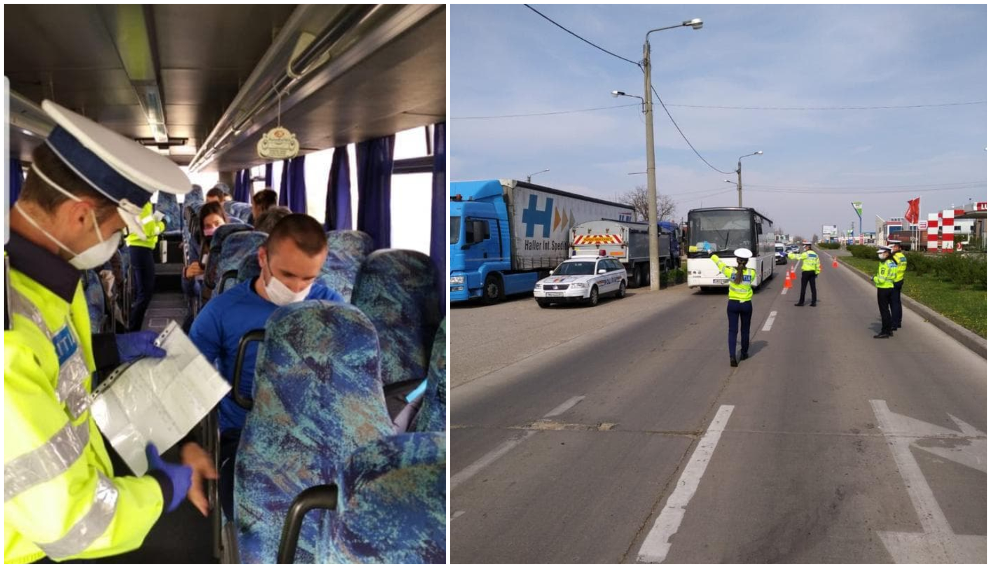 FOTOGALERIE. Filtre de amploare. Firmele de transport și navetiștii, controlați la sânge