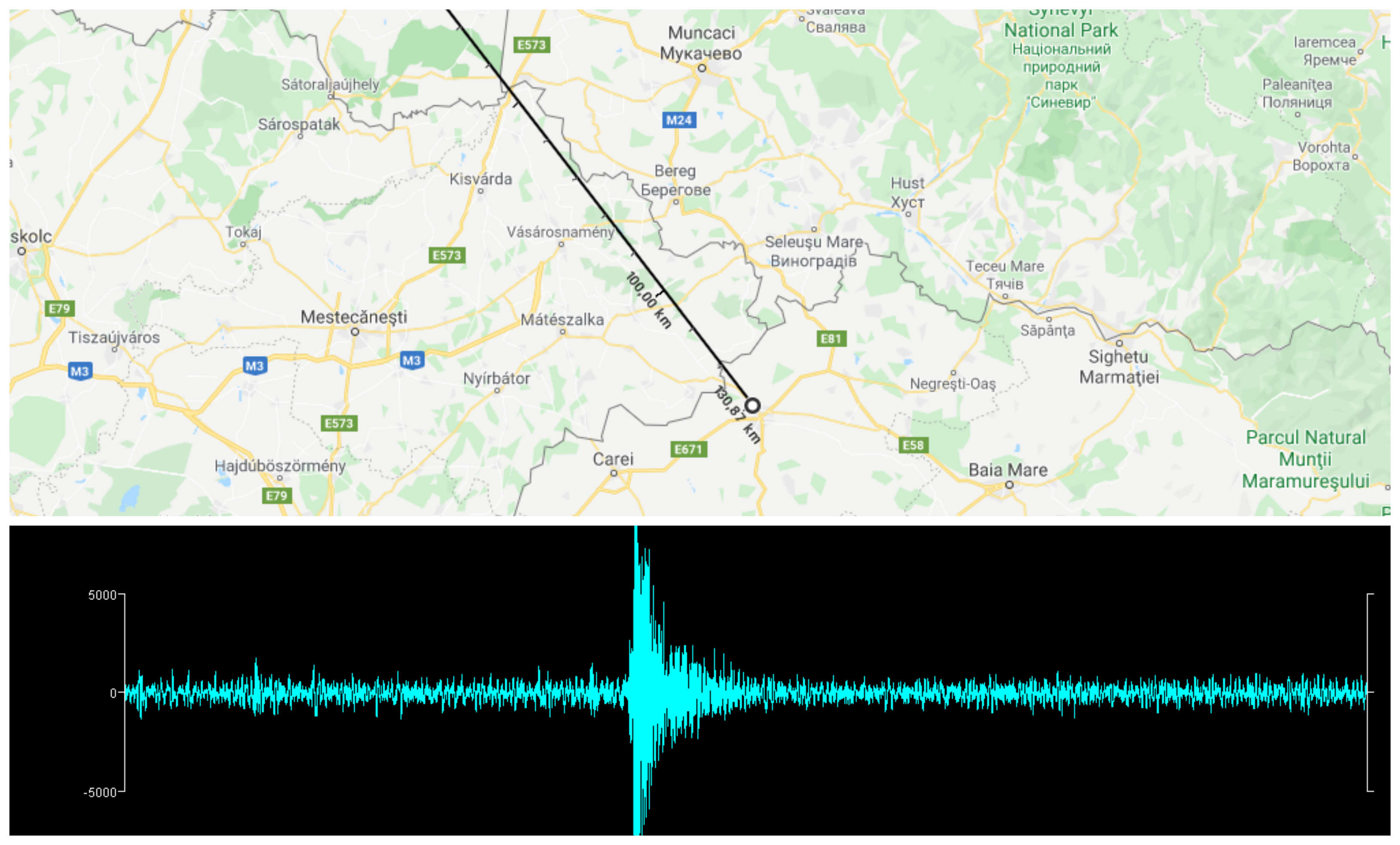 FOTO. Cutremur de 3,7 grade înregistrat de seismometrul din centrul municipiului Satu Mare