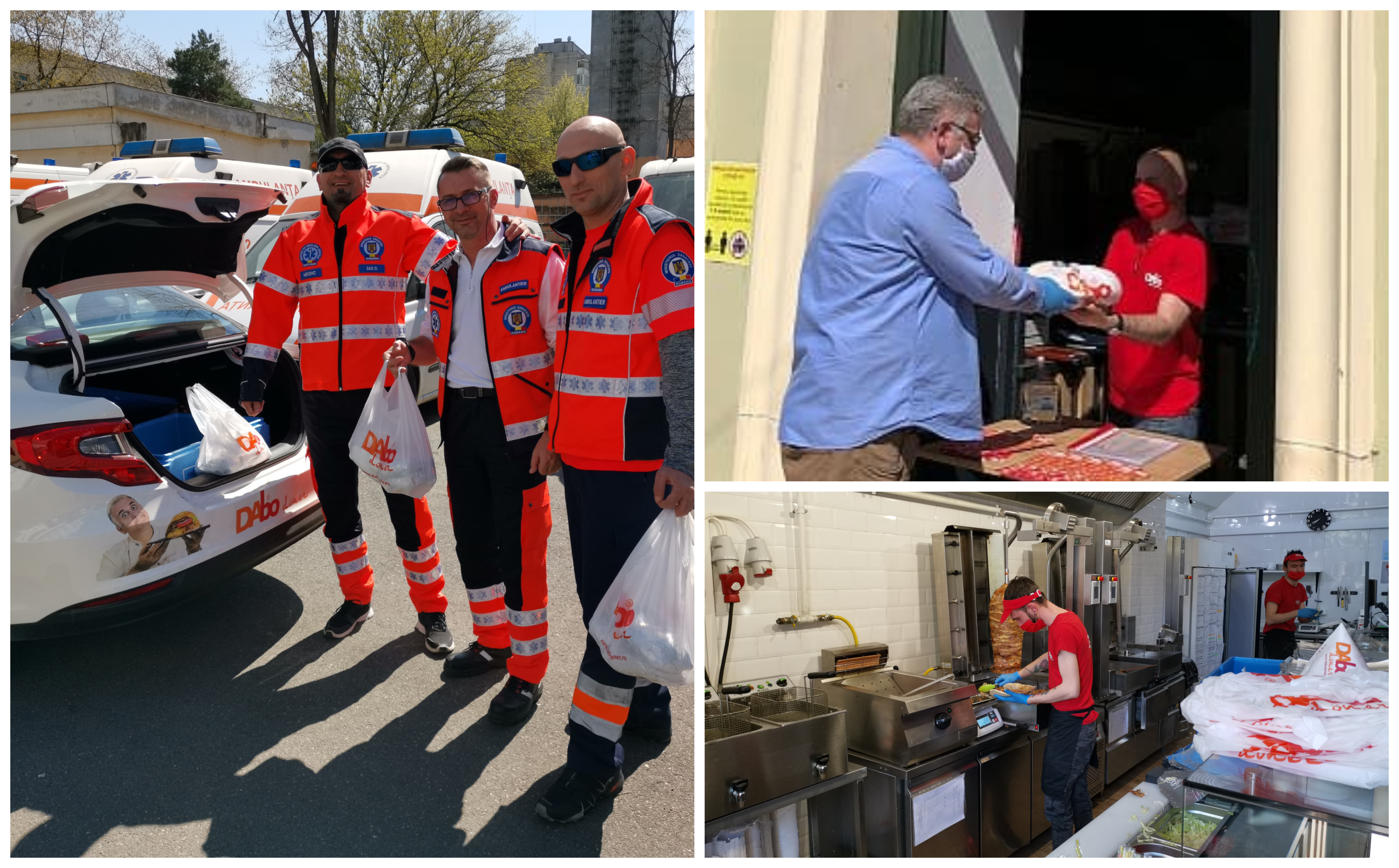 FOTO. Zeci de pachete gratuite cu alimente pentru eroii de la Ambulanța Satu Mare