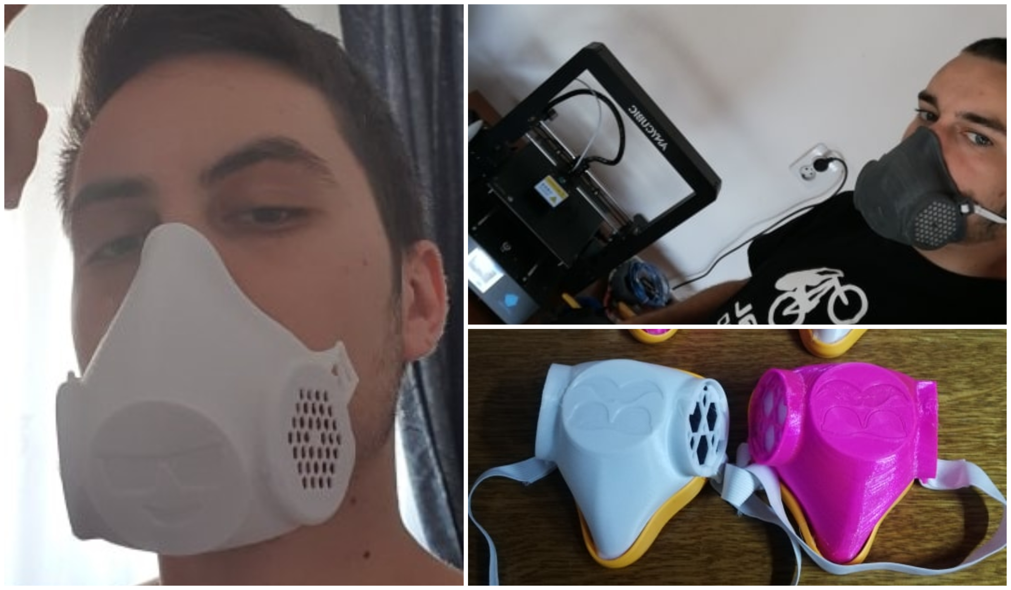 FOTO. Elevii eroi din Satu Mare. Fac măști refolosibile pentru cadrele medicale