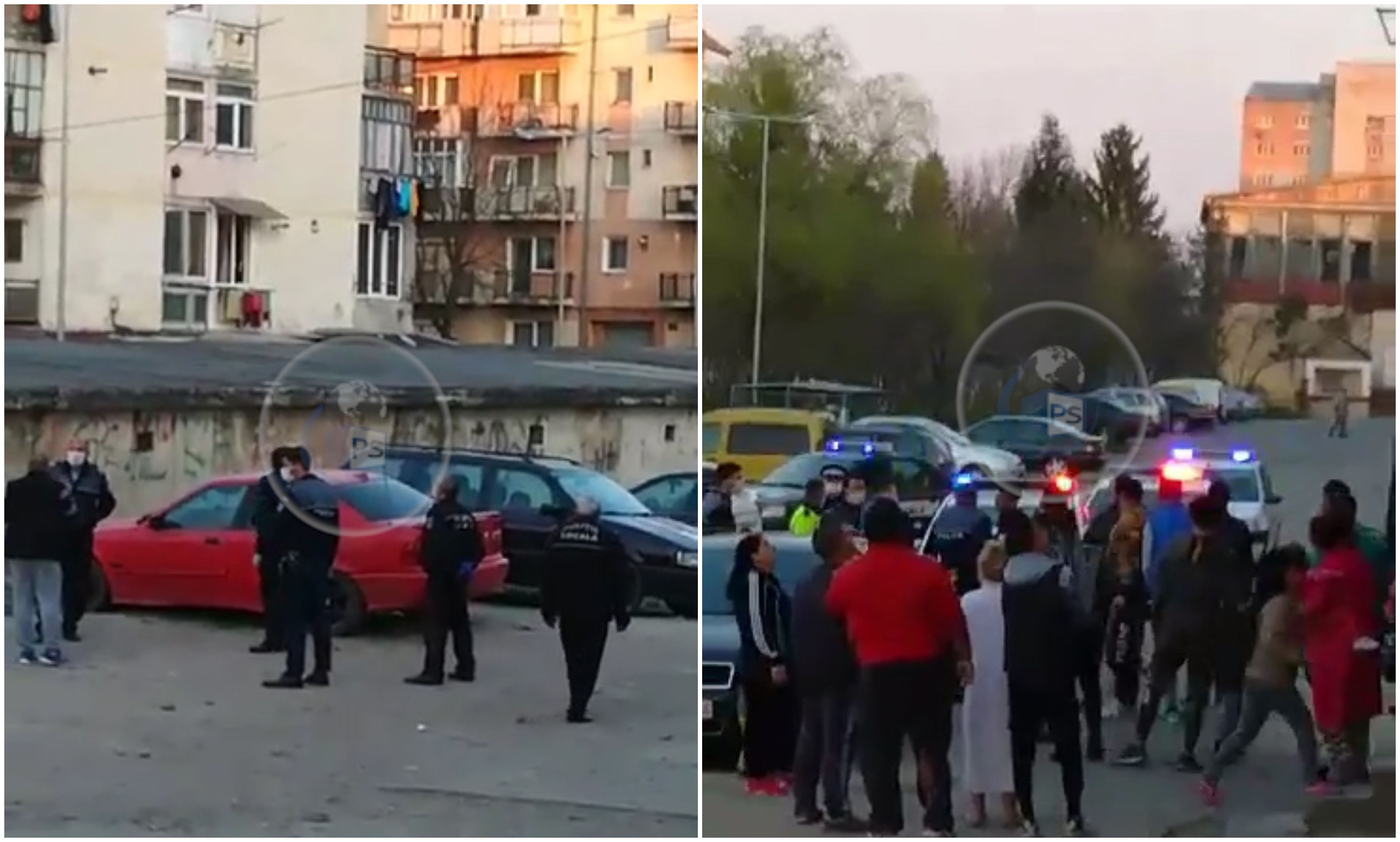 VIDEO. Scandal monstru pe Ostrovului. Au intervenit mai multe echipaje de Poliție