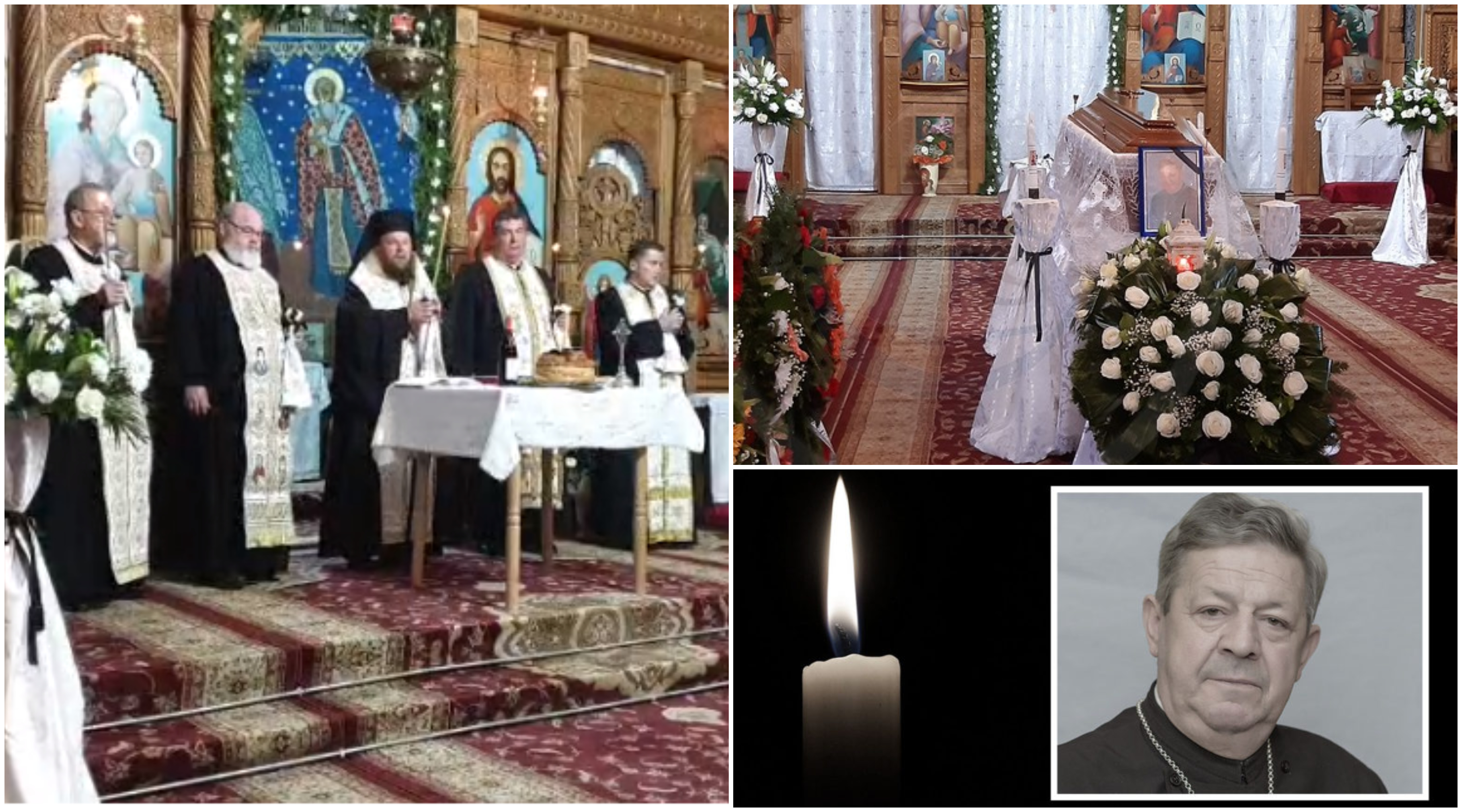 LIVE VIDEO. Preotul Vasile Tătăran, condus astăzi pe ultimul drum. Rămas bun, părinte!