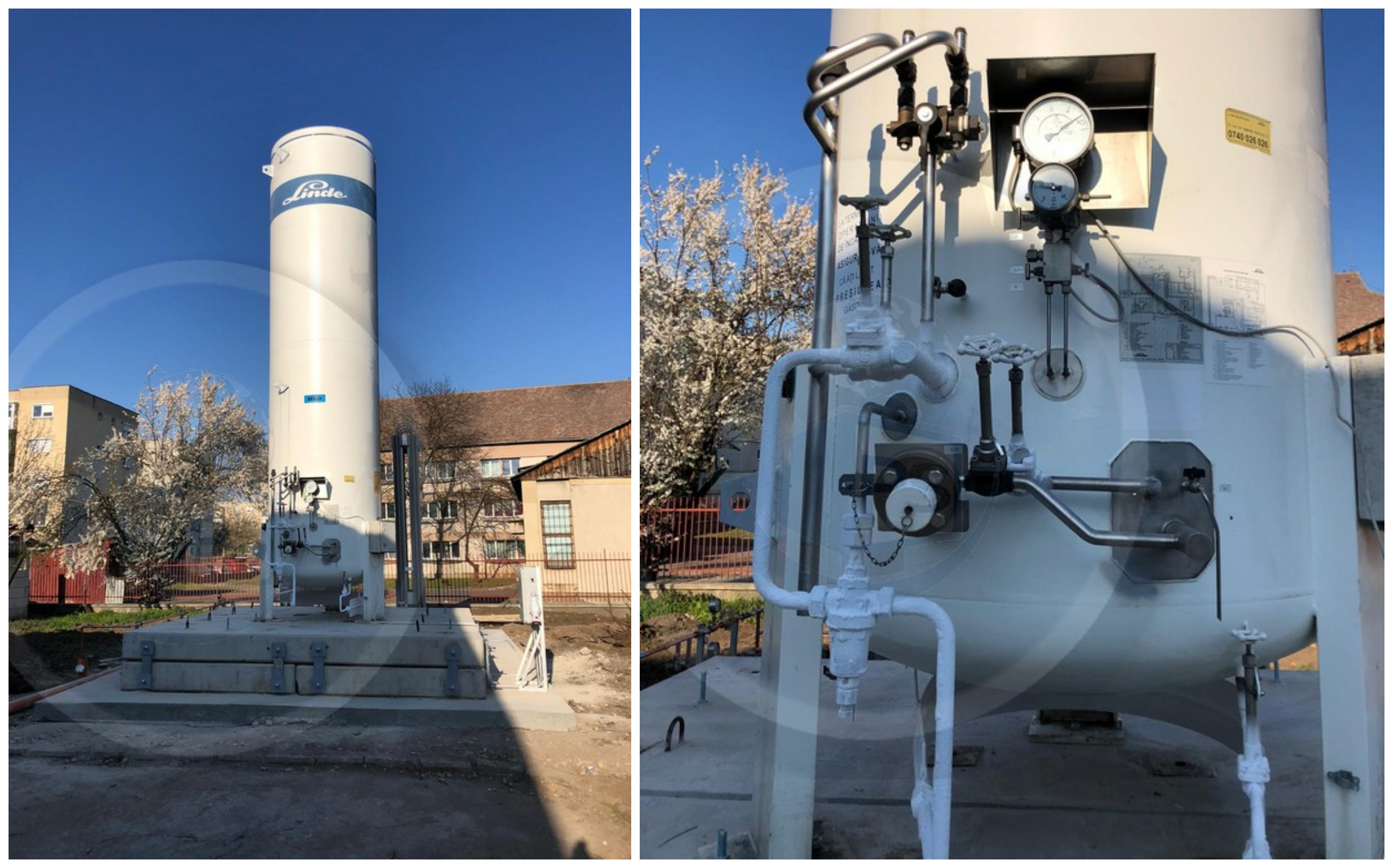 FOTO. Spitalul Carei are propria stație de oxigen! ”Armă” vitală în lupta anti-COVID19