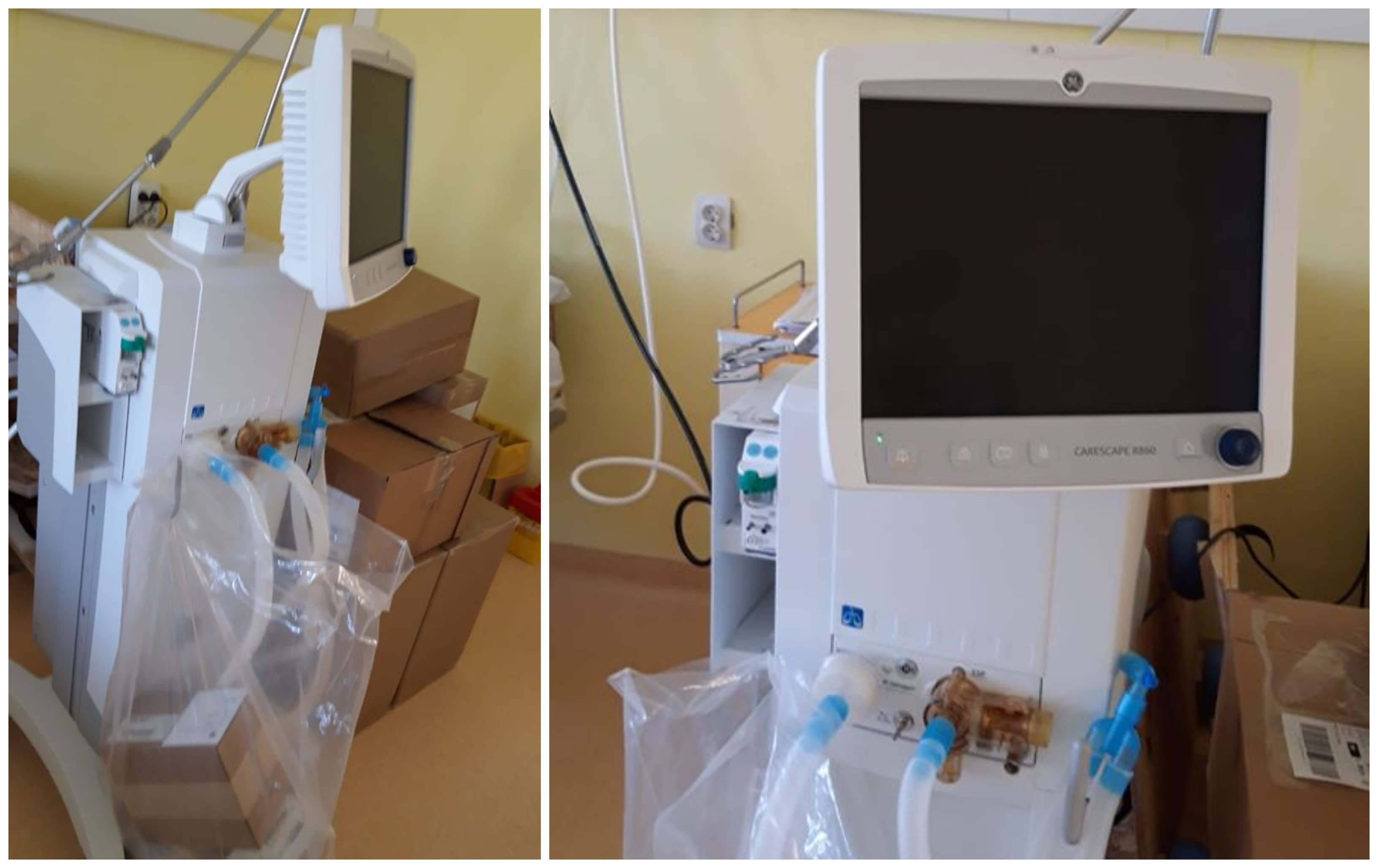 FOTO. Aparat de ventilat pentru pacienții COVID19, donat Spitalului Județean