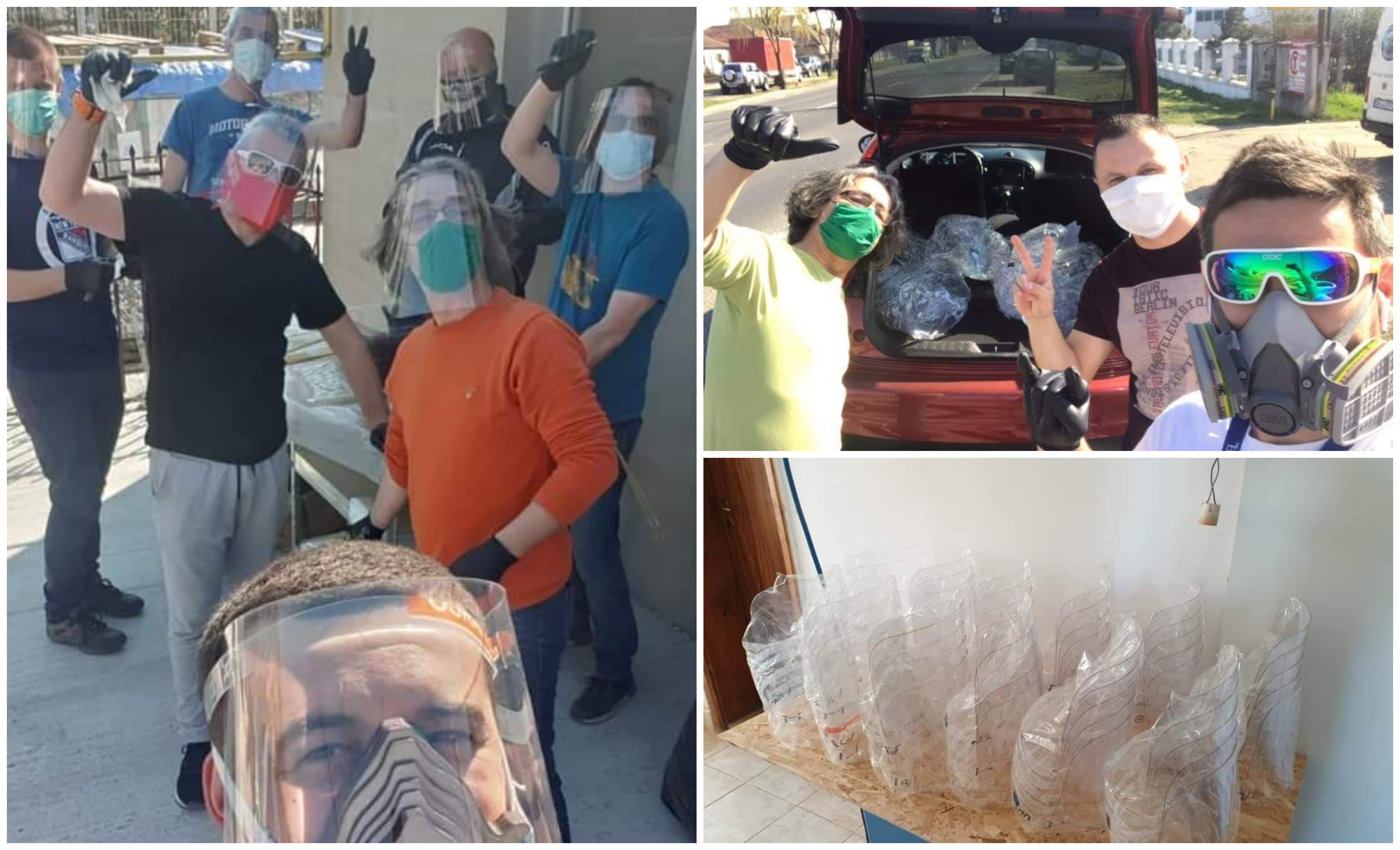 FOTO. Voluntarii care produc viziere pentru medicii din Satu Mare au nevoie de ajutor!