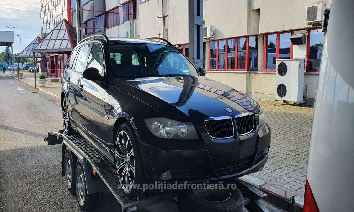 FOTO. BMW confiscat la PTF Petea. Chiar dacă figura furat, adus direct prin vamă!