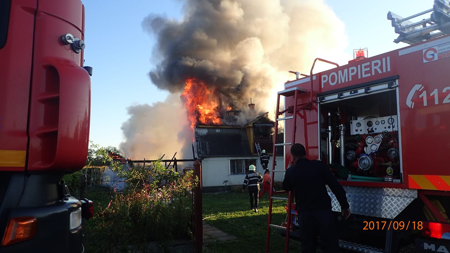 ATENȚIE. Tot mai multe incendii la case și apartamente în județul Satu Mare!