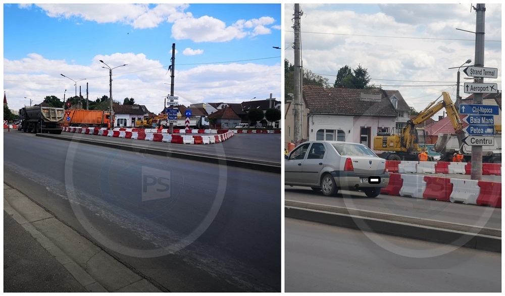FOTO. Sensul de la Burdea, reconfigurat parțial! Cum va arăta varianta finală