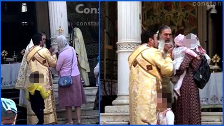 VIDEO. SFIDARE. Liturghie în pandemie. Copii împărtăşiți cu aceeaşi linguriţă