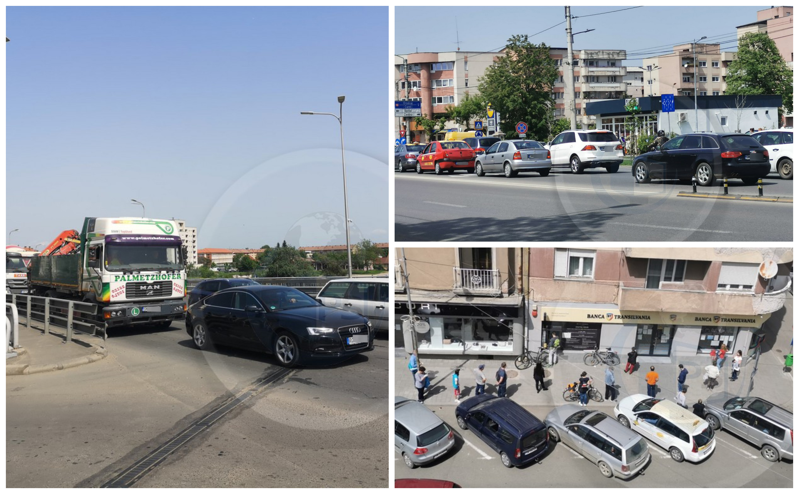 FOTO/VIDEO. Aglomerație pe șosele în municipiul Satu Mare. Prima zi fără declarație