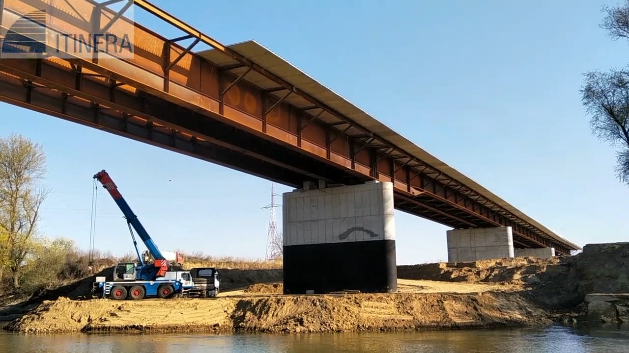 VIDEOREPORTAJ. Cum arată podul peste Someș, de pe centura municipiului Satu Mare