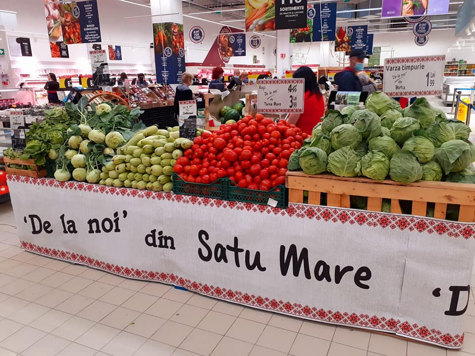 FOTOGALERIE. Produse din Satu Mare în supermarket-uri! Stand al producătorilor locali