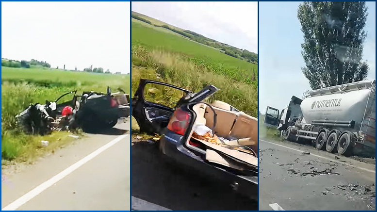 FOTO/VIDEO. Accident mortal pe DN19, între Satu Mare și Oradea! Impact fatal