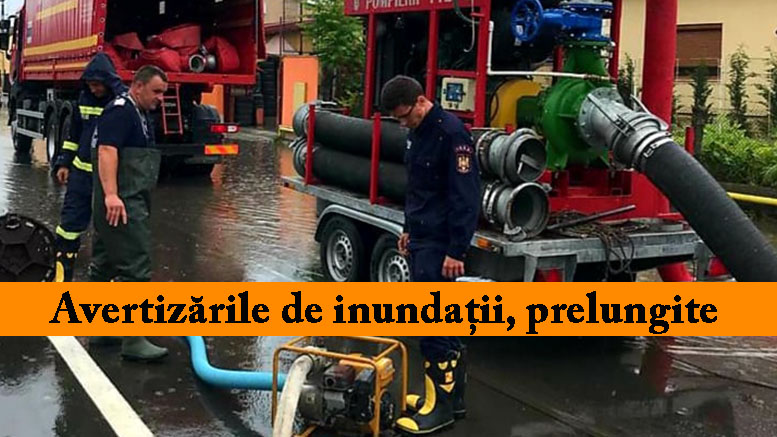 COD PORTOCALIU. Avertizările de inundații, prelungite pentru județul Satu Mare
