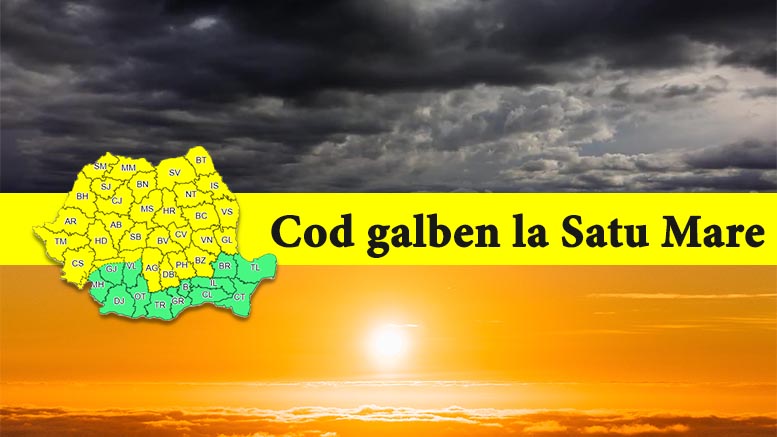 Satu Mare sub Cod galben. Atenție și la disconfortul termic!