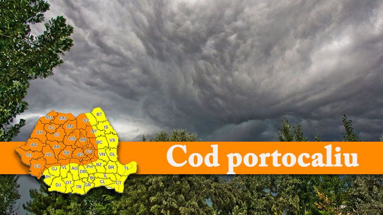 AVERTIZARE. Satu Mare, sub un nou Cod portocaliu de precipitații abundente