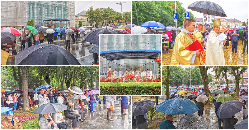 FOTO/VIDEO. Cea mai mare manifestare religioasă, după restricții, în centrul Sătmarului!