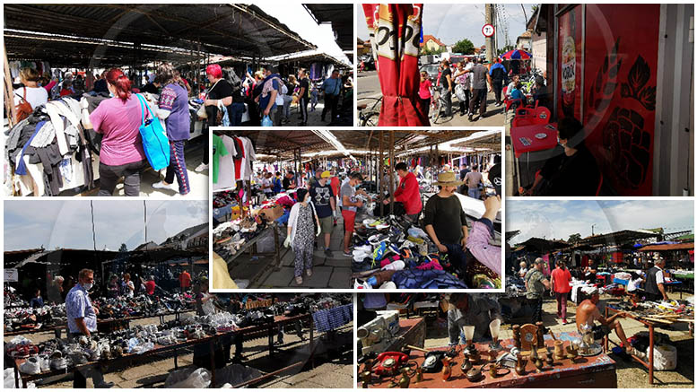 FOTOGALERIE. S-a redeschis Piața de Vechituri! Nebunie totală, zero măsuri de distanțare