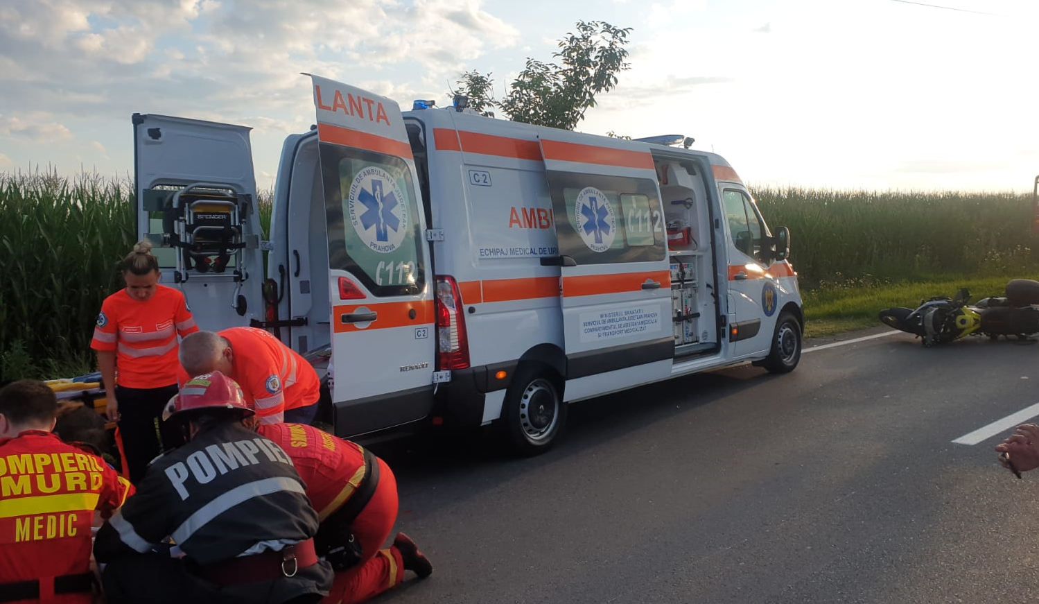 Ce spun polițiștii despre accidentul din Tășnad, cu doi răniți