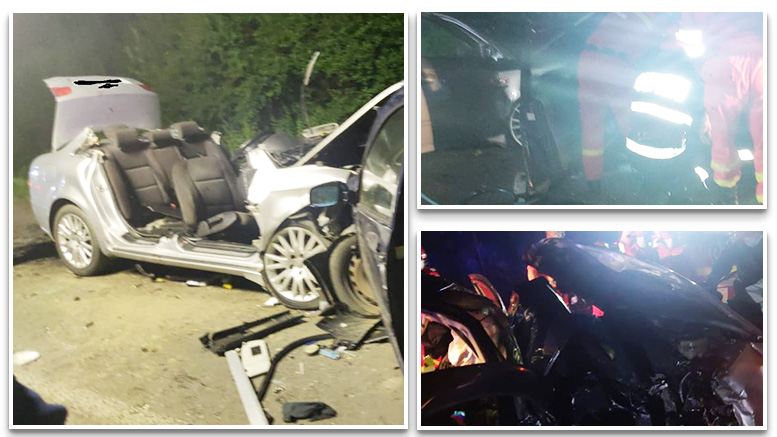 FOTO. Accident cu patru morți și patru victime în stare critică în județul Sălaj
