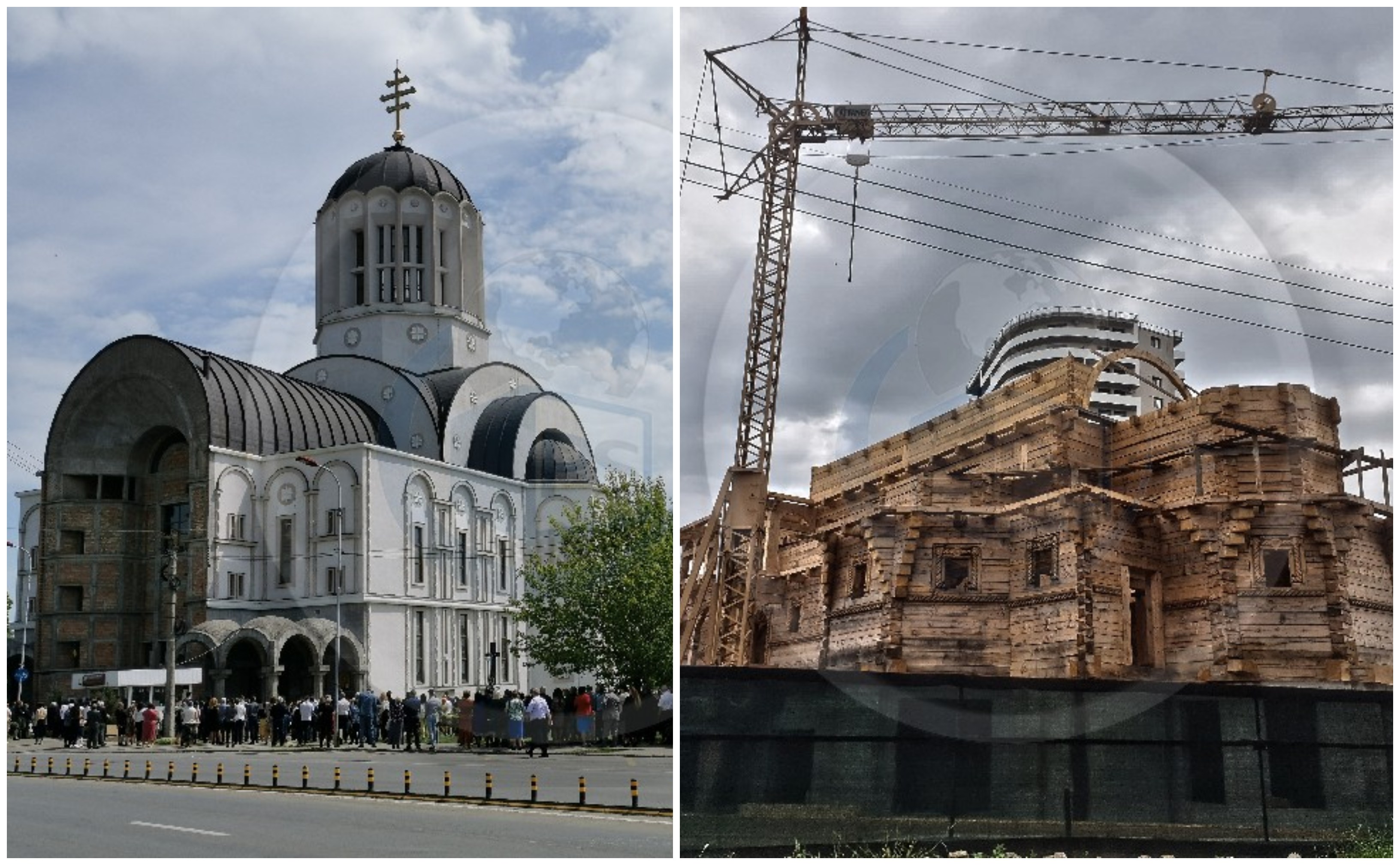 FOTOGALERIE. Singurul pod din România, flancat de două biserici, se află la Satu Mare