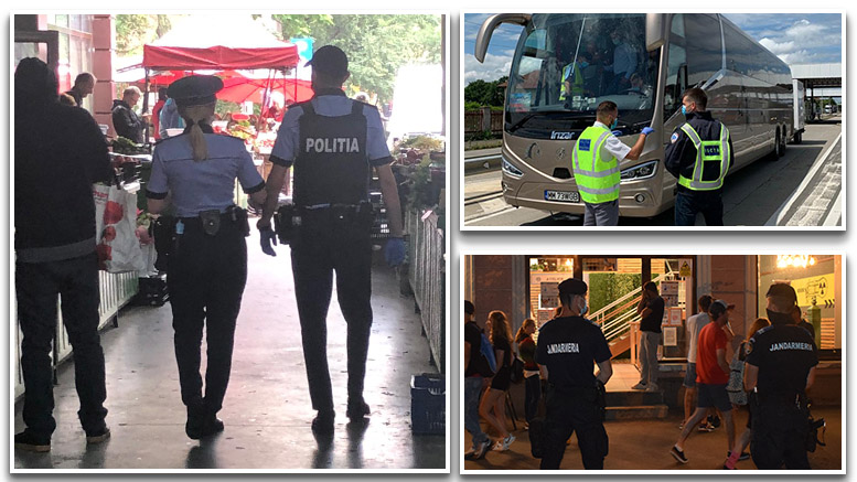 FOTO. Controale de amploare în tot județul! Terase, ștranduri, supermarket-uri, mall