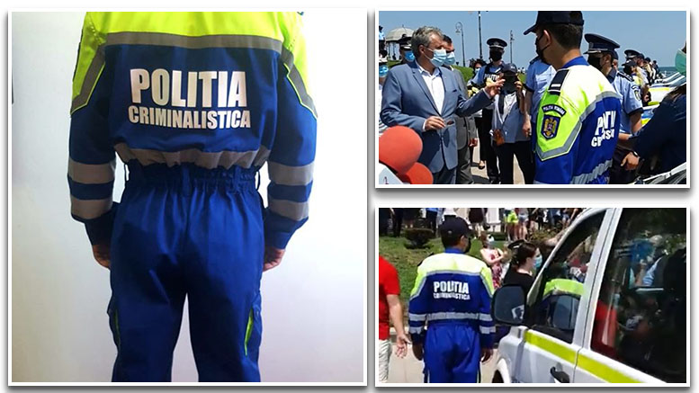 FOTO. Poliția Română, despre uniforma vedetă pe Facebook: "Este doar echipamentul de protecție"
