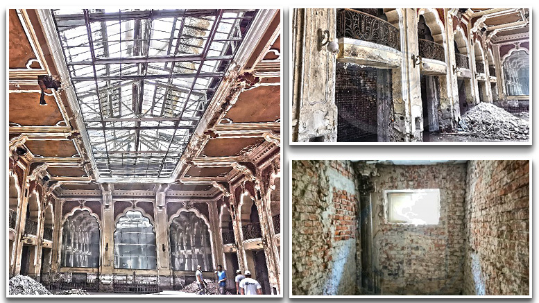 FOTOGALERIE. Lucrări la Hotelul Dacia. Au fost scoase tone de moloz din interior