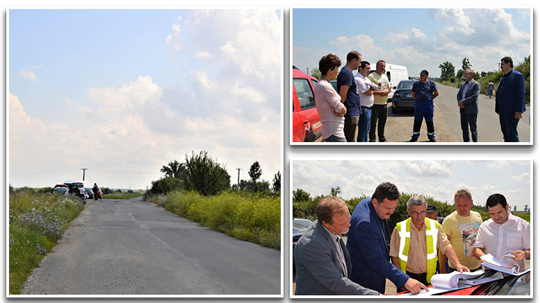 FOTO. Drumul spre ștrandurile termale intră în modernizare