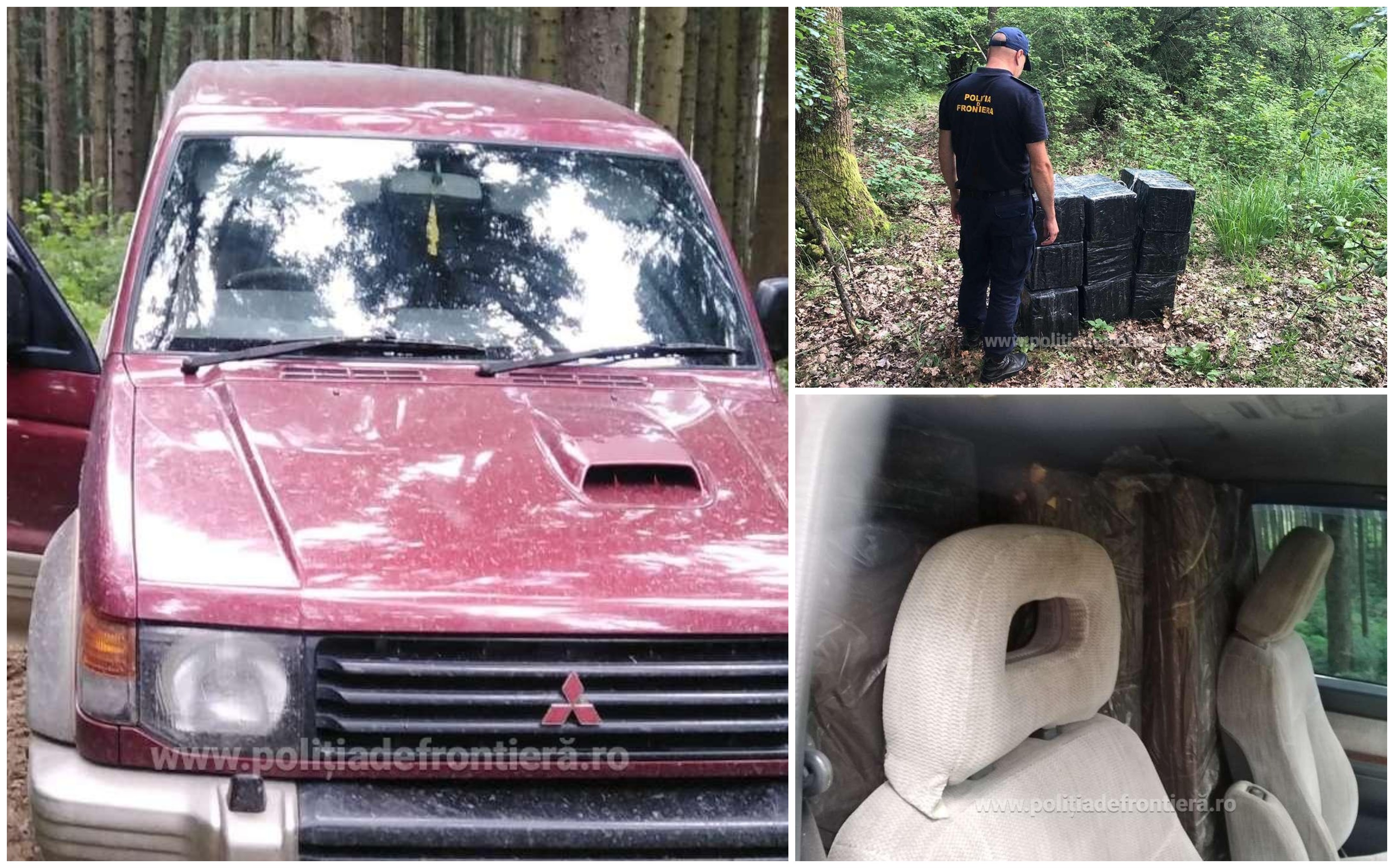 Hátrahagyták a cigarettát és a kocsit is a csempészek