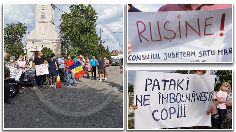 Dudálással tiltakoztak a járhatatlan út miatt