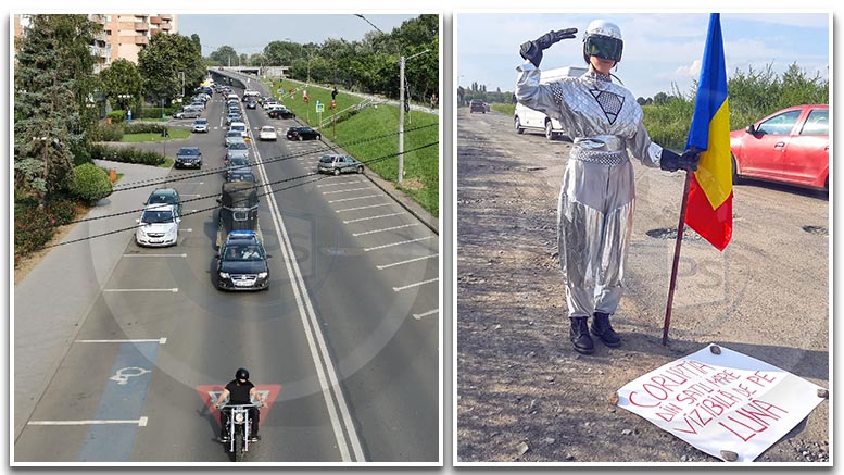 FOTO/VIDEO. Protestatarii au ajuns la Satu Mare: "Nu mai suportăm!"